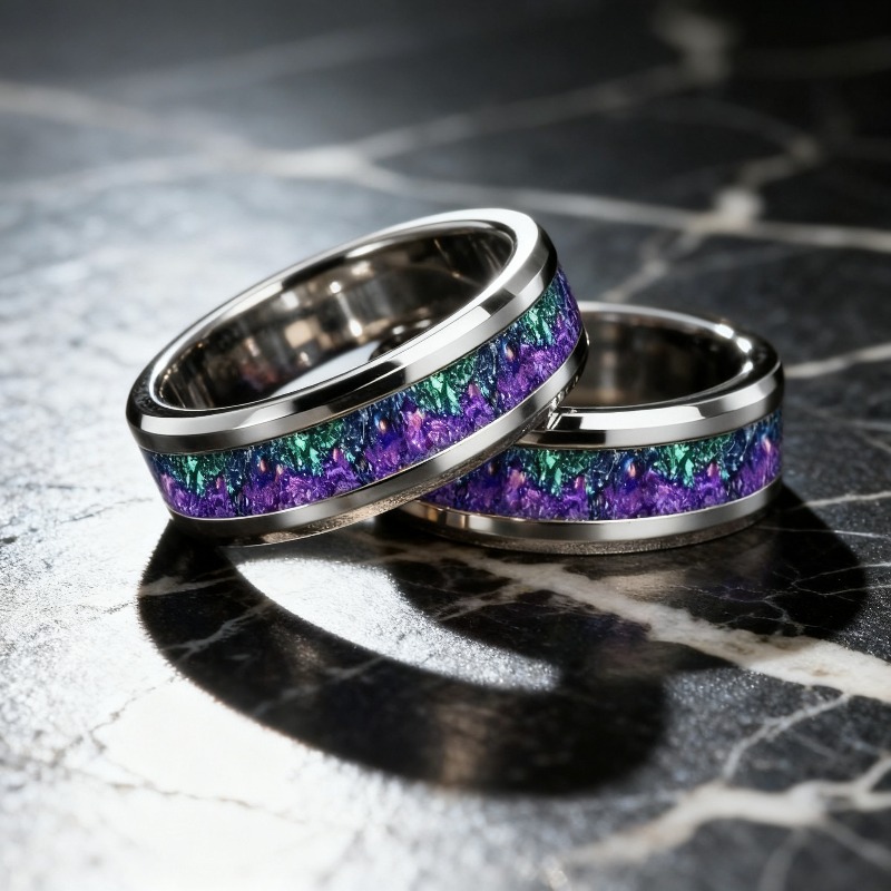 Unisex Retro Unique Style Stone Design Stainless Steel Ring